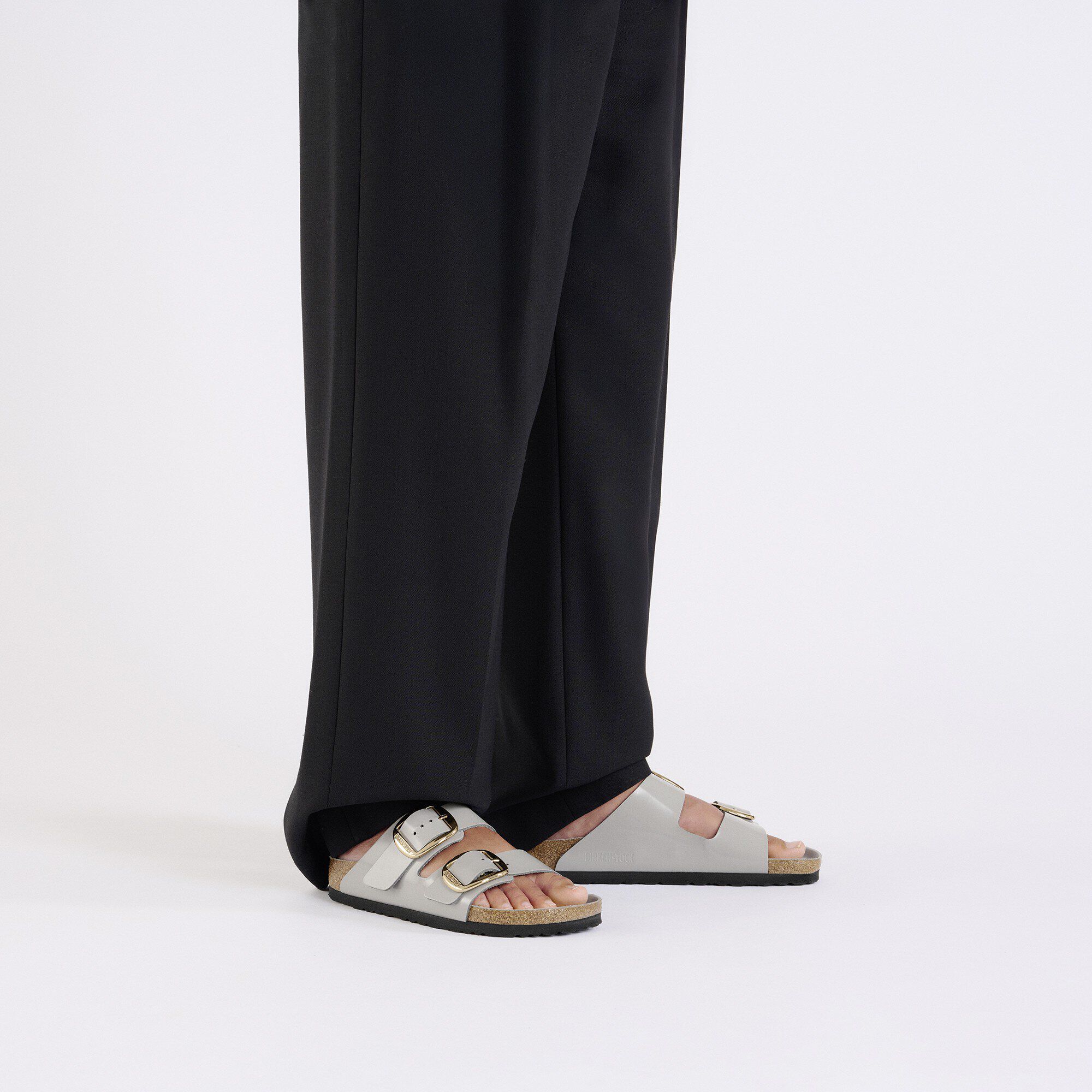 ビリービーブラウン Arizona Big Buckle Natural Leather Patent in Color High