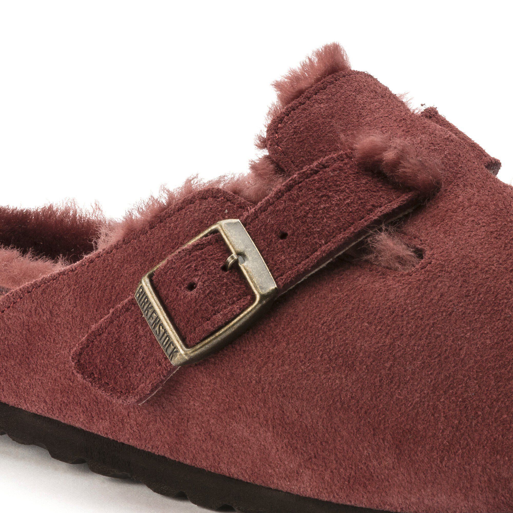 Boston Shearling Suede Leather