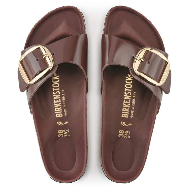 Madrid Big Buckle Natural Leather Patent image numéro 2