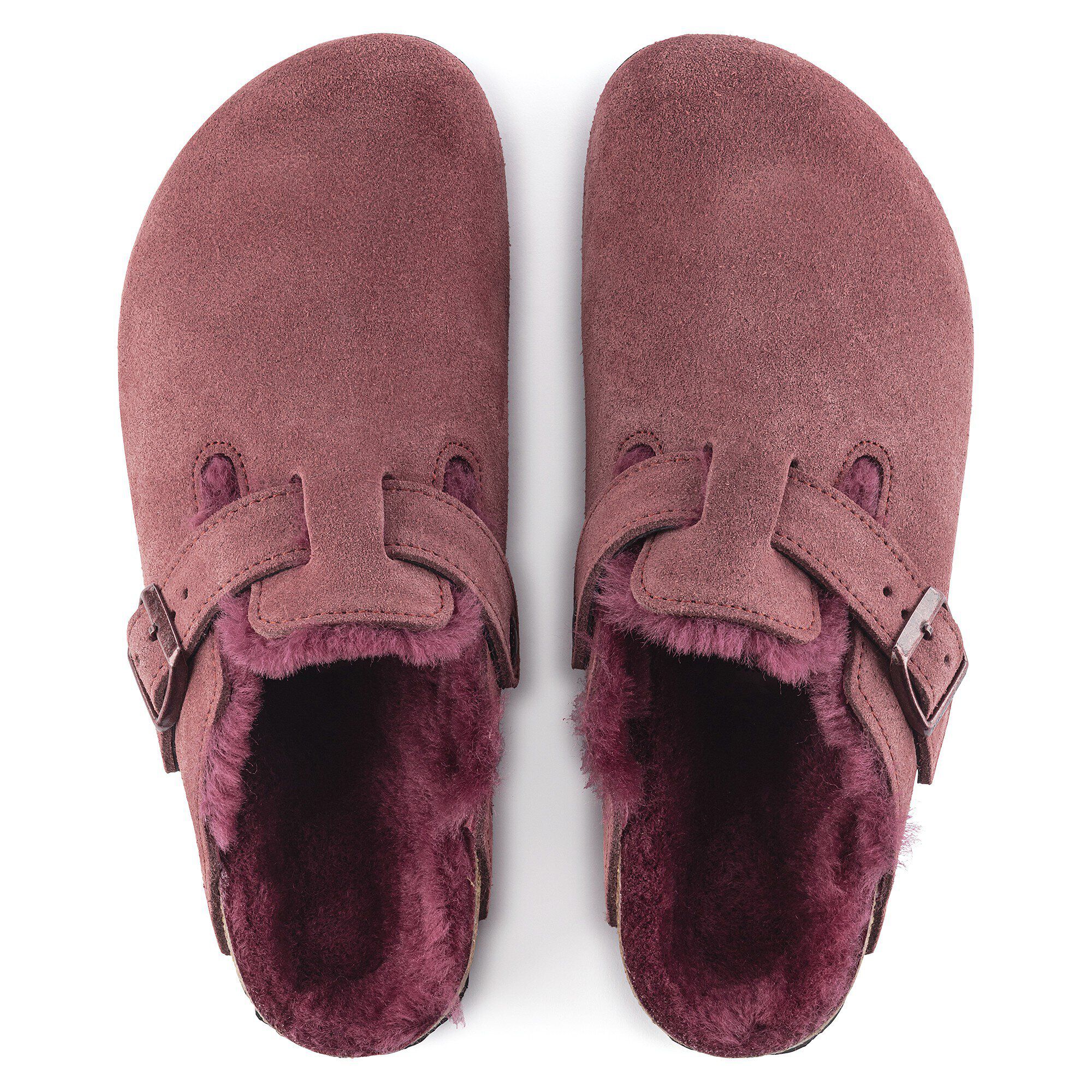 Boston Shearling Suede Leather