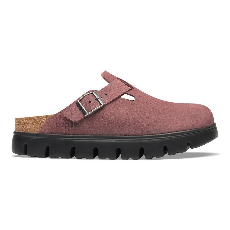 BIRKENSTOCK Boston Chunky Suede Leather Pepper Trail Easy detail
