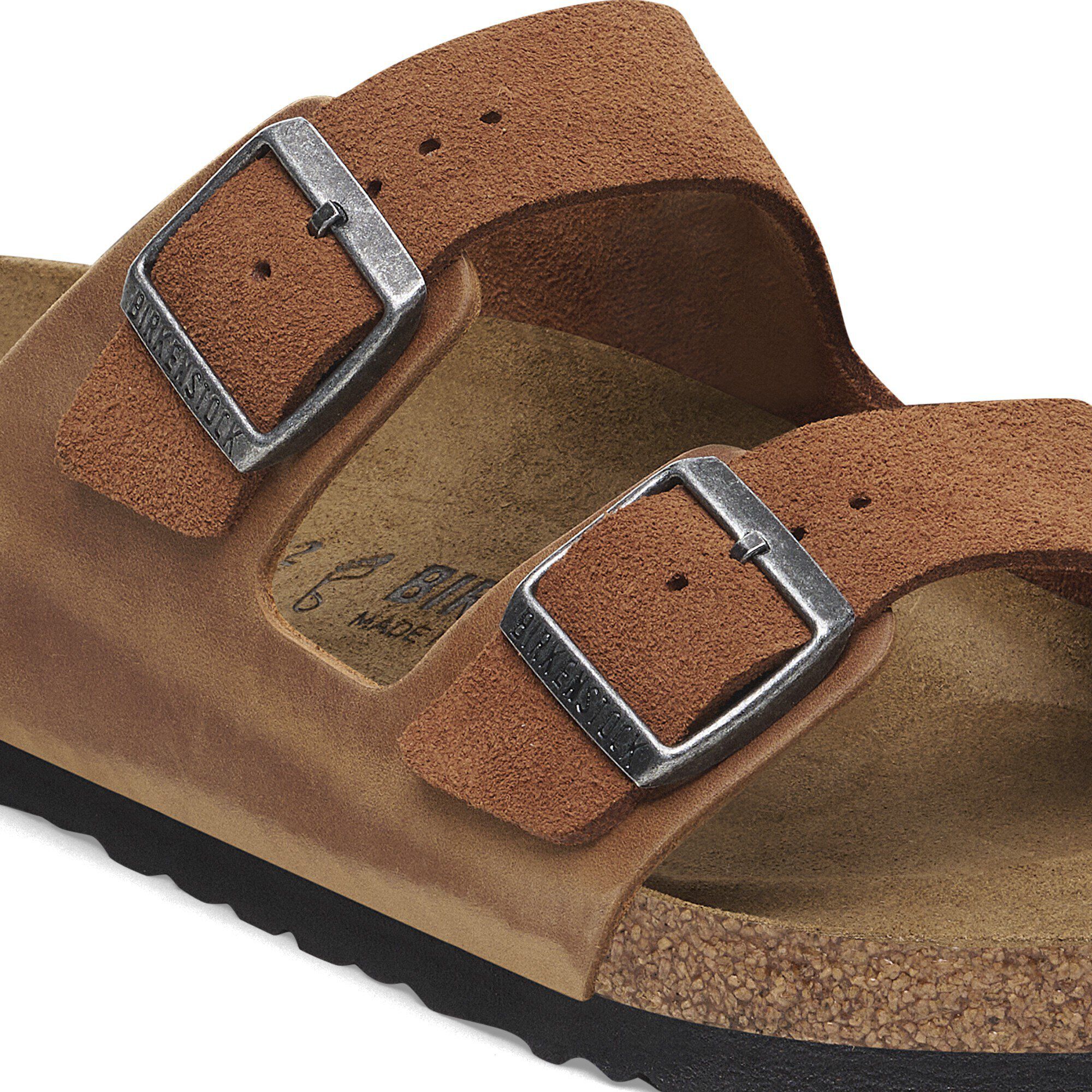 Arizona Mixed Leather in Color Cognac | BIRKENSTOCK US