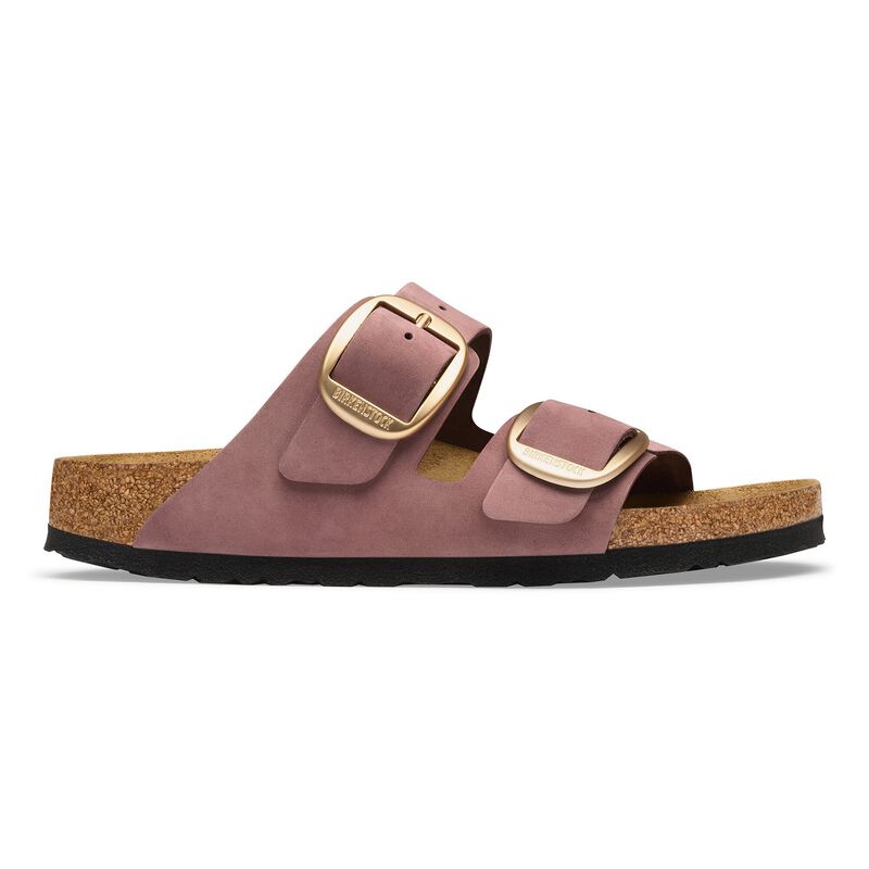 BIRKENSTOCK Arizona Big Buckle Nubuck Leather Pepper Easy Walk detail