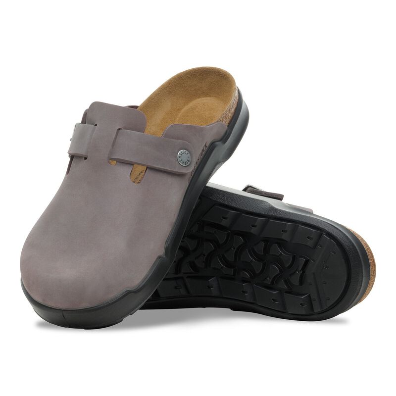 BIRKENSTOCK Boston Crosstown Waxy Leather Iron Soft Sole detail