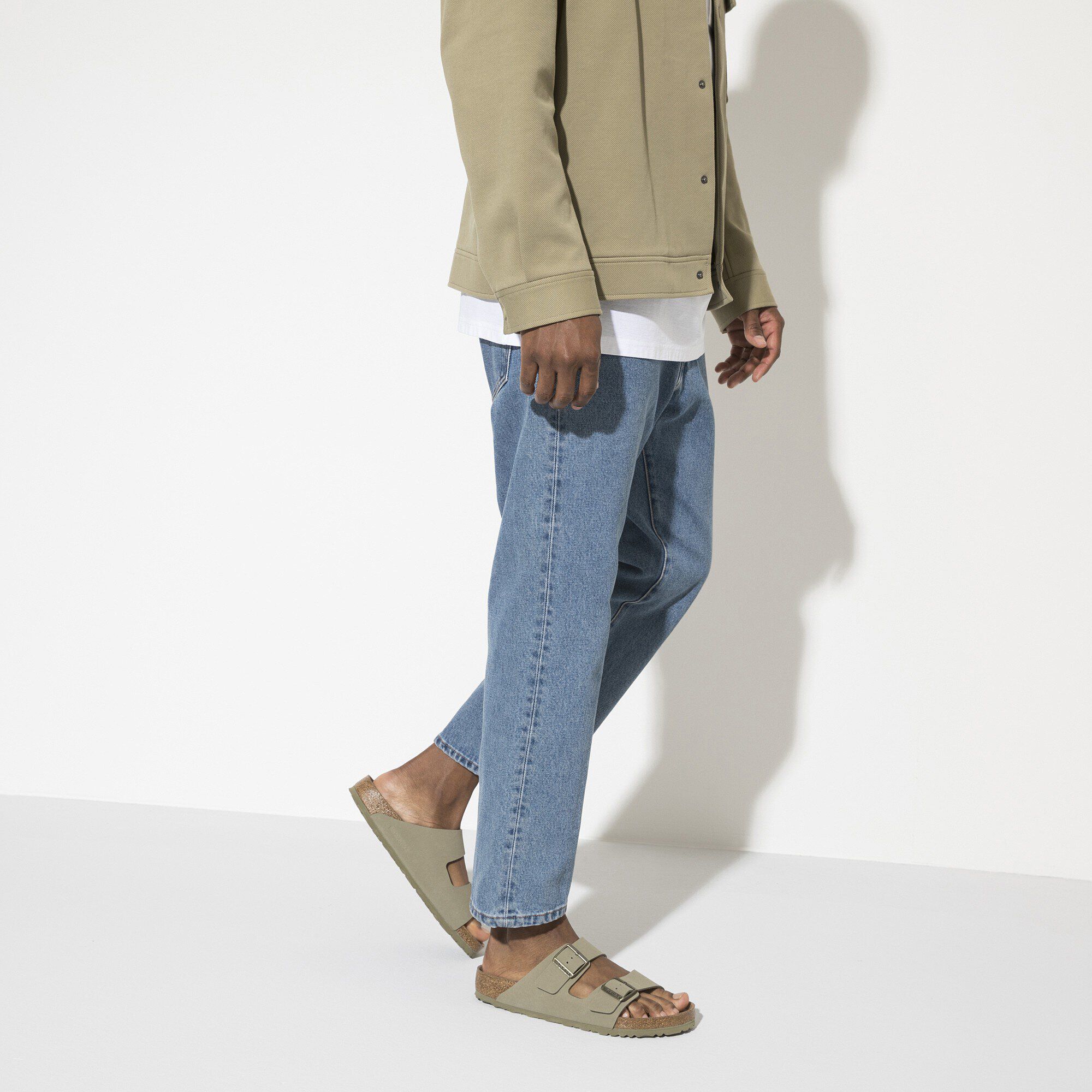   Close-up with a male model