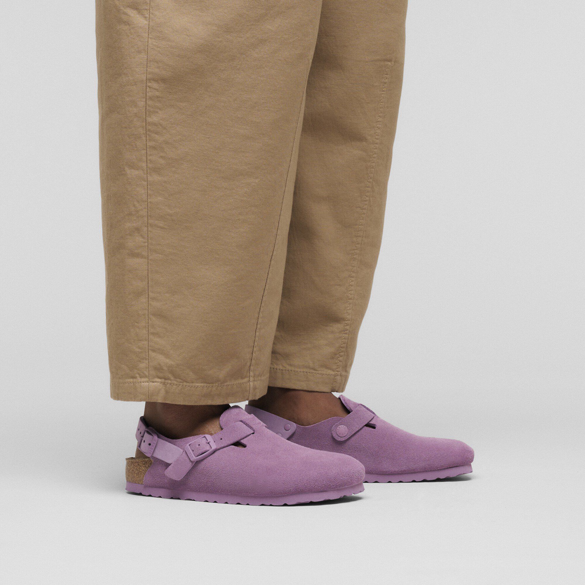 Tokio Suede Leather in Color Mauve | BIRKENSTOCK US