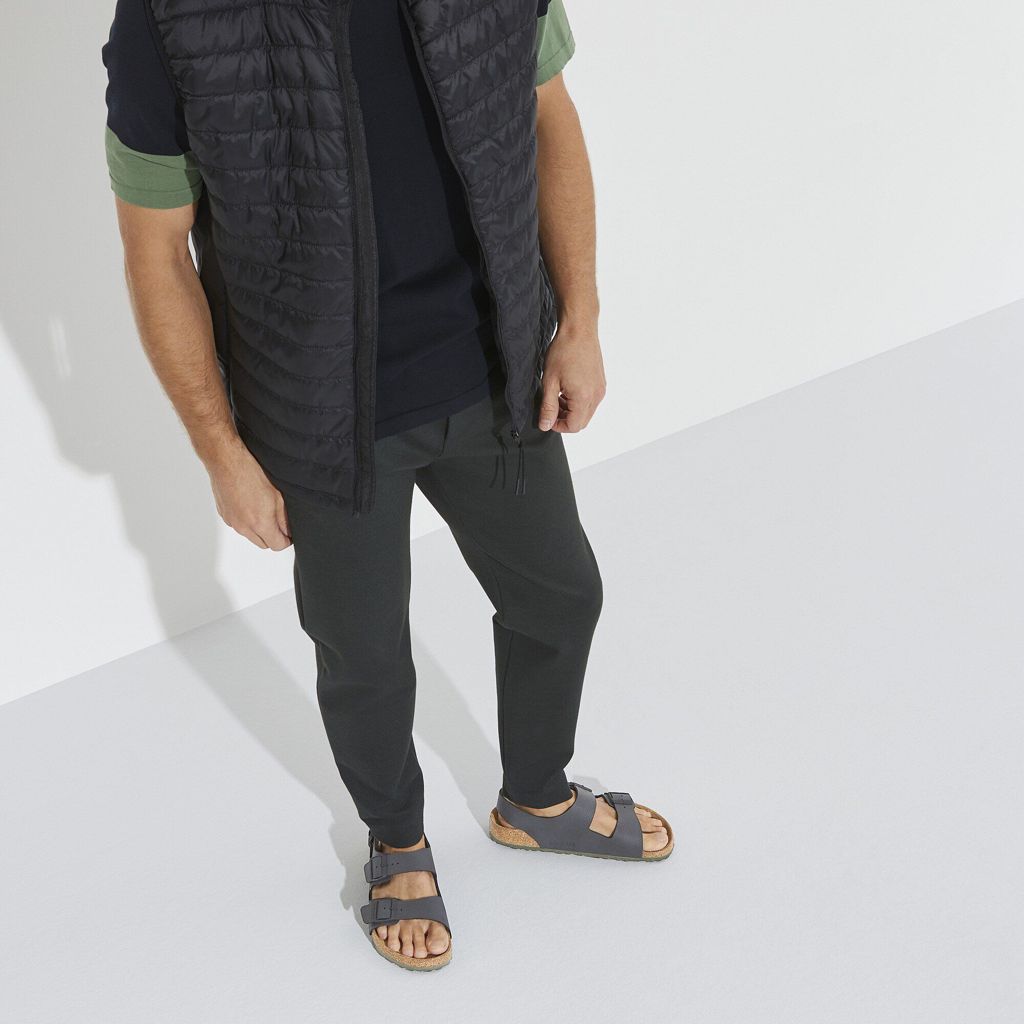   Close-up with a male model