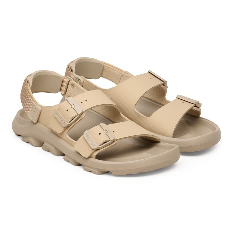 BIRKENSTOCK Mogami Terra TEC LOOP Birko-Flor Apex Sandcastle Lounge Fit detail