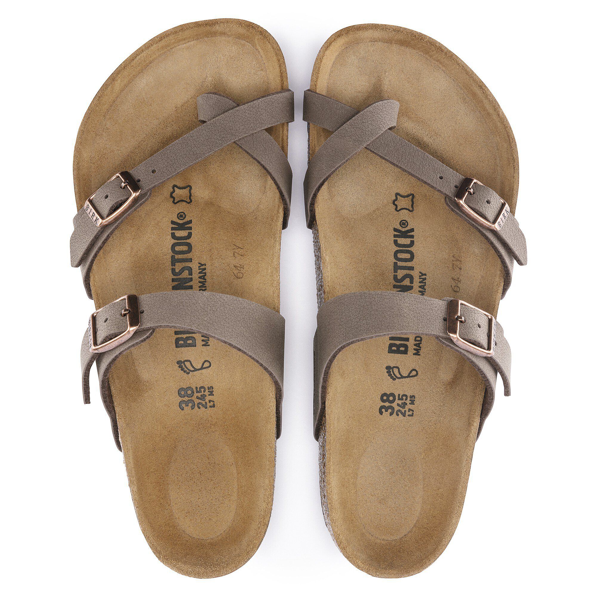 Mayari Birko-Flor Nubuck - a top view image num&eacute;ro 2