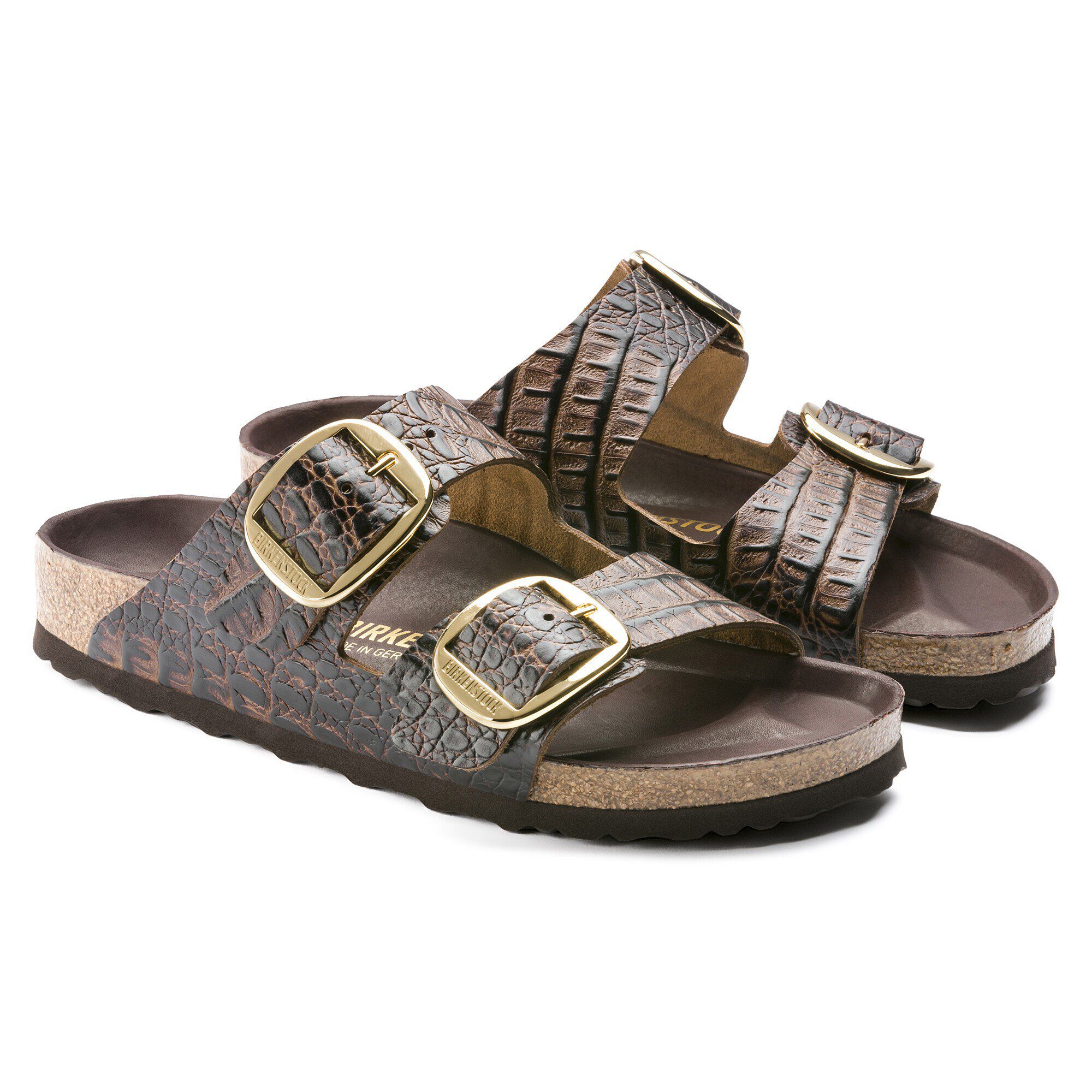 Arizona Big Buckle Embossed Leather