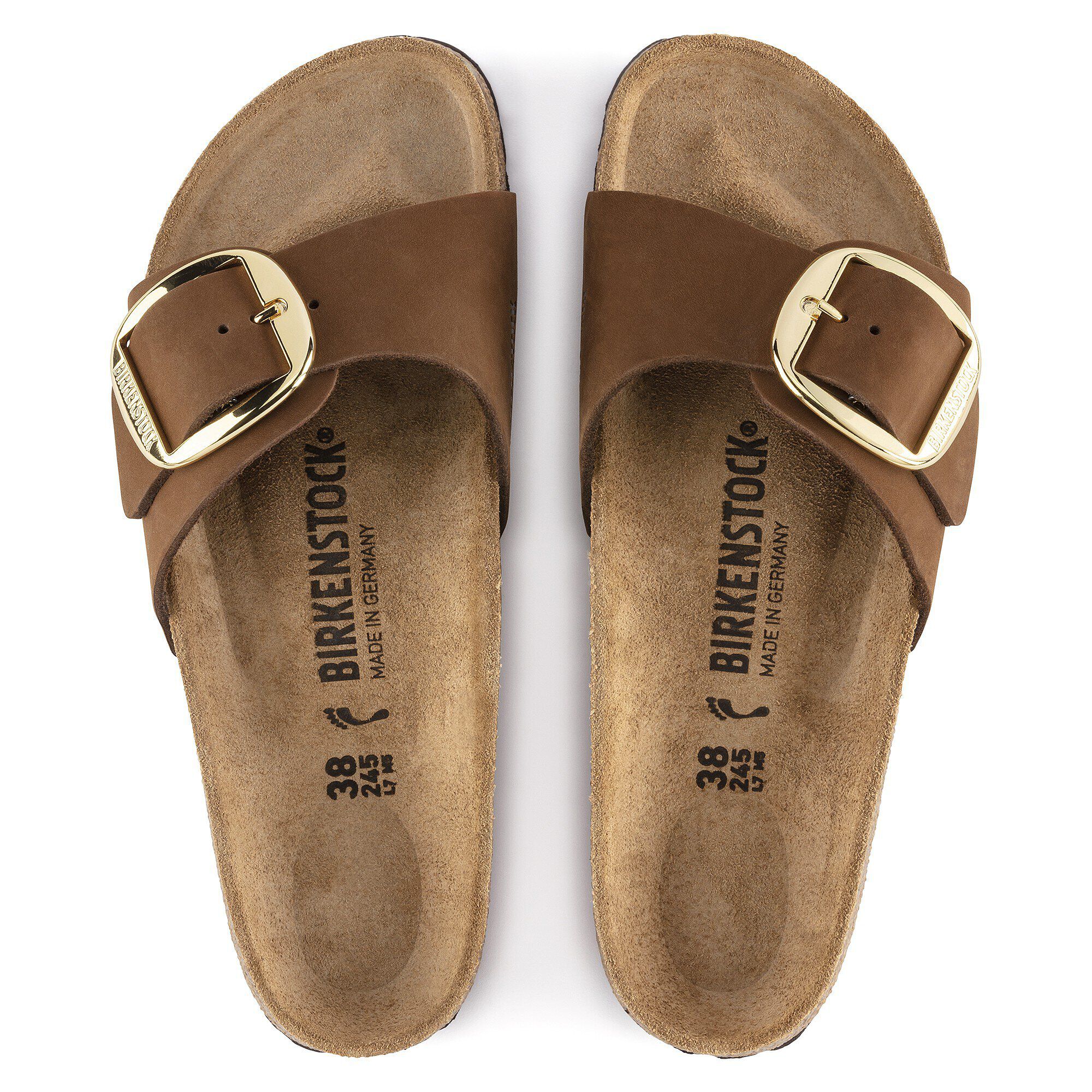 Madrid Big Buckle Cuir nubuck