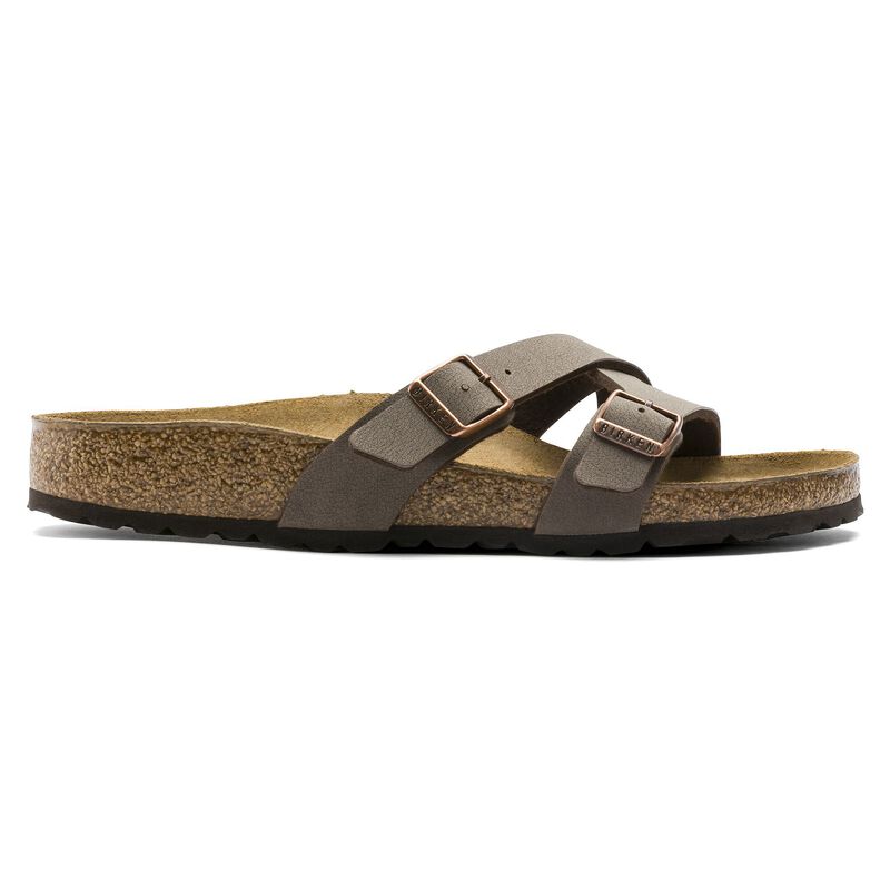 BIRKENSTOCK Yao Birko-Flor Nubuck Mocha Easy Walk detail
