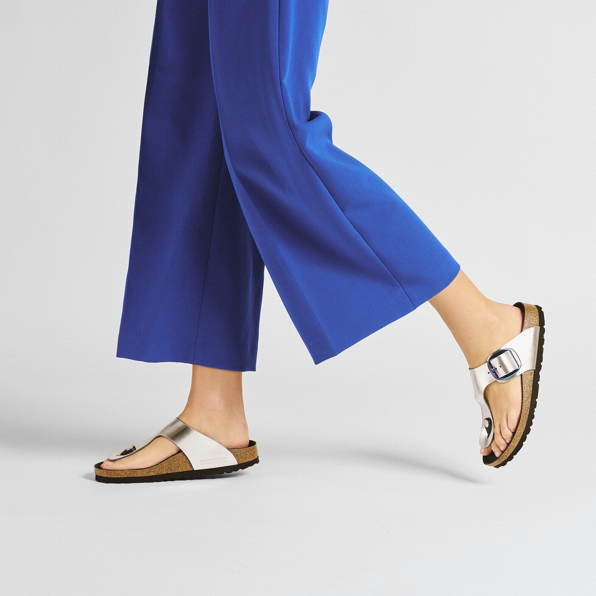 Gizeh Big Buckle Natural Leather