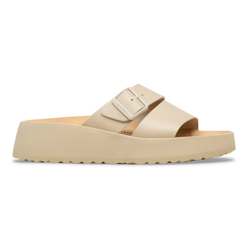 BIRKENSTOCK Almina Natural Leather Oyster Daily Comfort detail