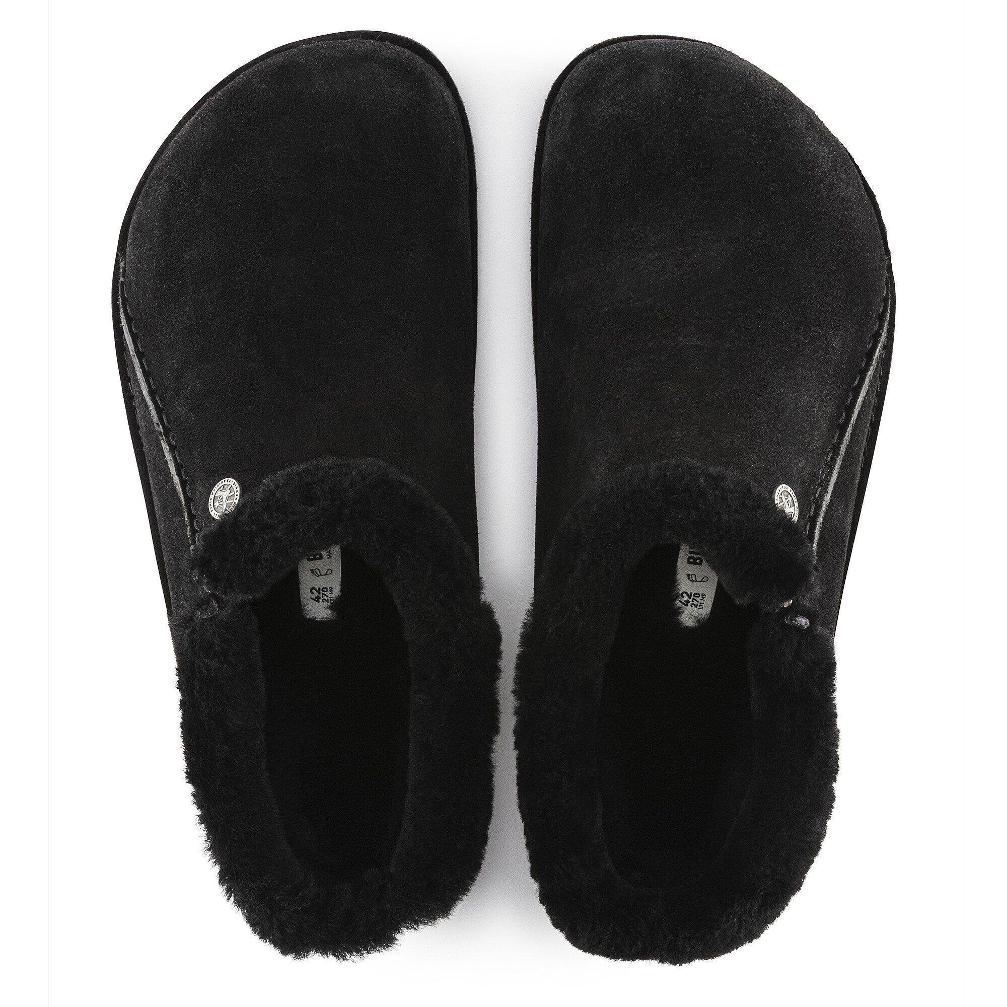 Zermatt Premium Suede Leather in Color Black | BIRKENSTOCK US