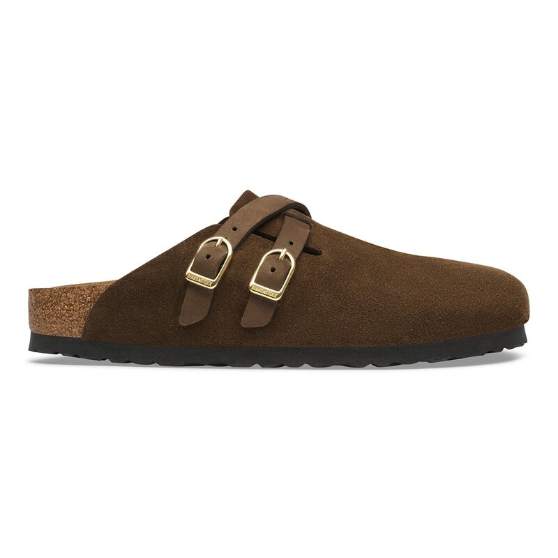 BIRKENSTOCK Blair Suede Leather Carafe Walk Edit detail