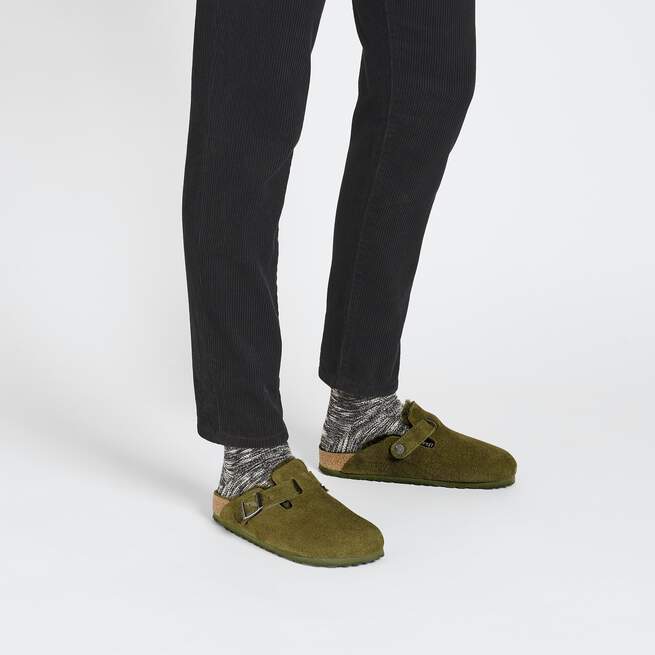 Boston Shearling Suede Leather/Fur