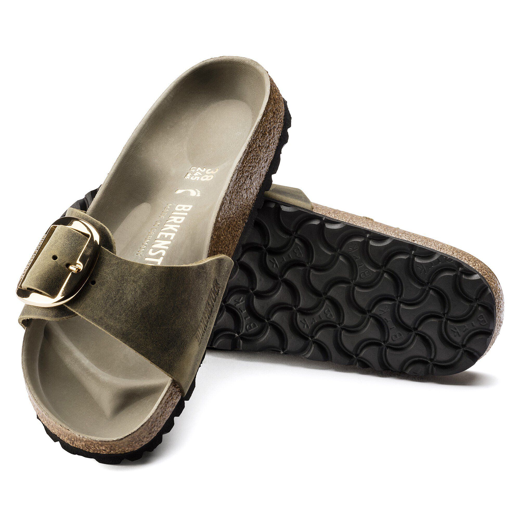 Madrid Big Buckle Oiled Leather