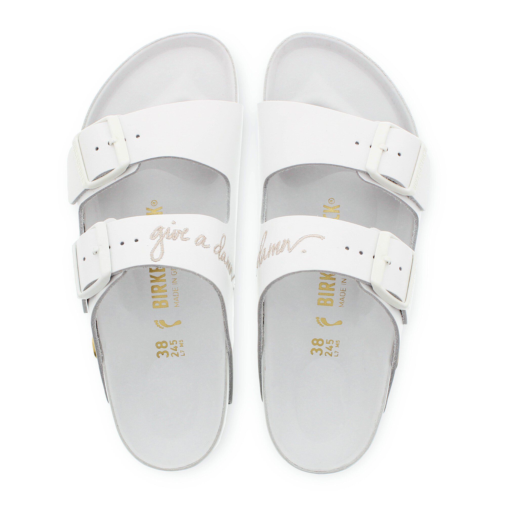 Arizona Lingua Franca Leather in Color White | BIRKENSTOCK US