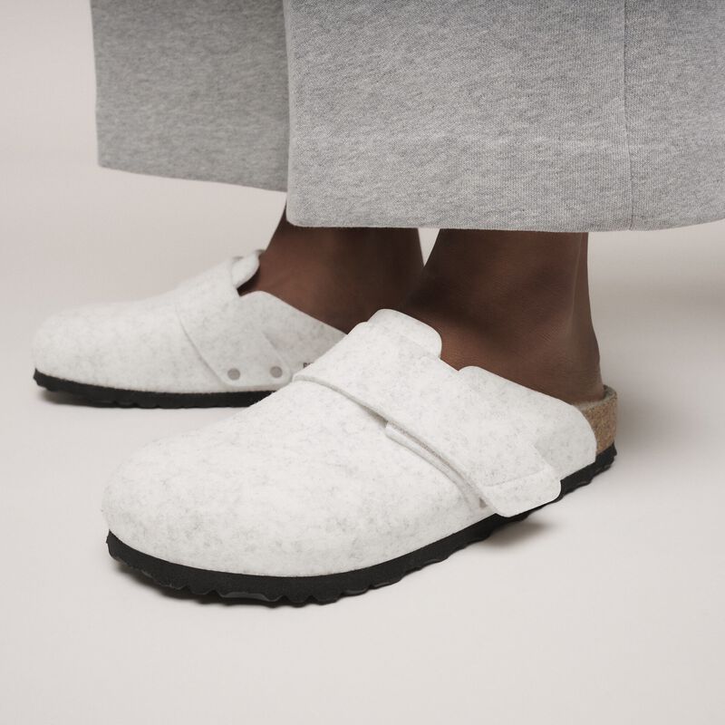 BIRKENSTOCK Loma Shearling Felt Oyster Trail Easy detail