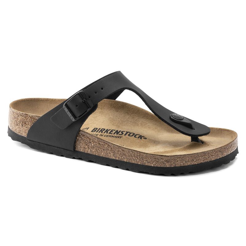 BIRKENSTOCK Gizeh Birko-Flor Black City Comfort detail