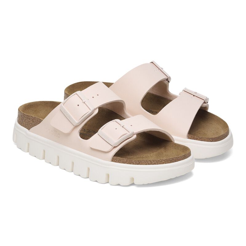 BIRKENSTOCK Arizona Chunky Birko-Flor Light Rose Soft Sole detail