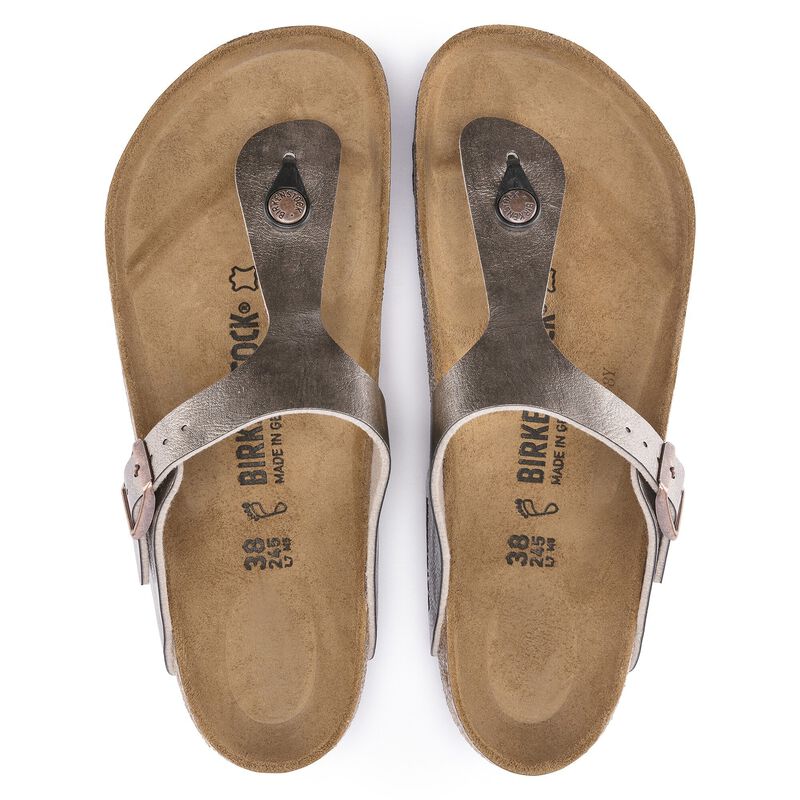 BIRKENSTOCK Gizeh Birko-Flor Graceful Taupe Daily Comfort detail
