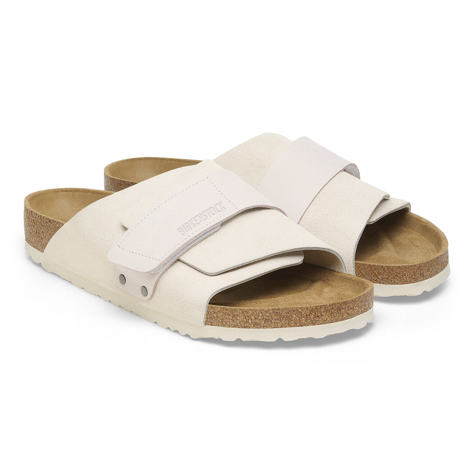 靴 BIRKENSTOCK KYOTO FORJOURNALSTANDARD26.5 Kyoto Nubuck-Suede Leather in Color Antique White