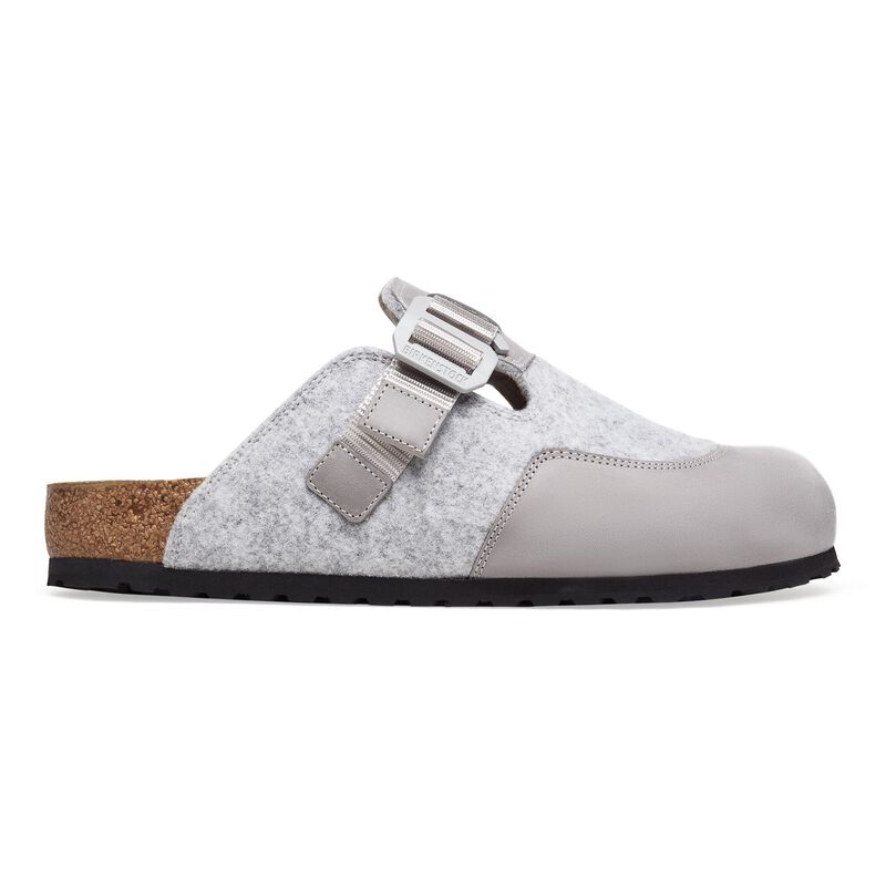 BIRKENSTOCK Boston Nova Felt Leather/Textile/Felt Stone Coin Contour Sole detail