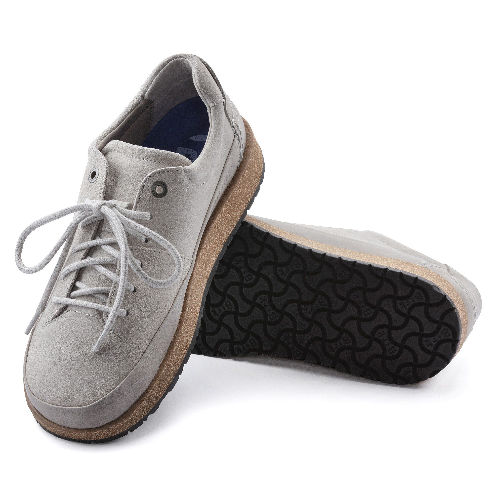 Honnef Low Suede Leather in Color Whale Gray | BIRKENSTOCK US