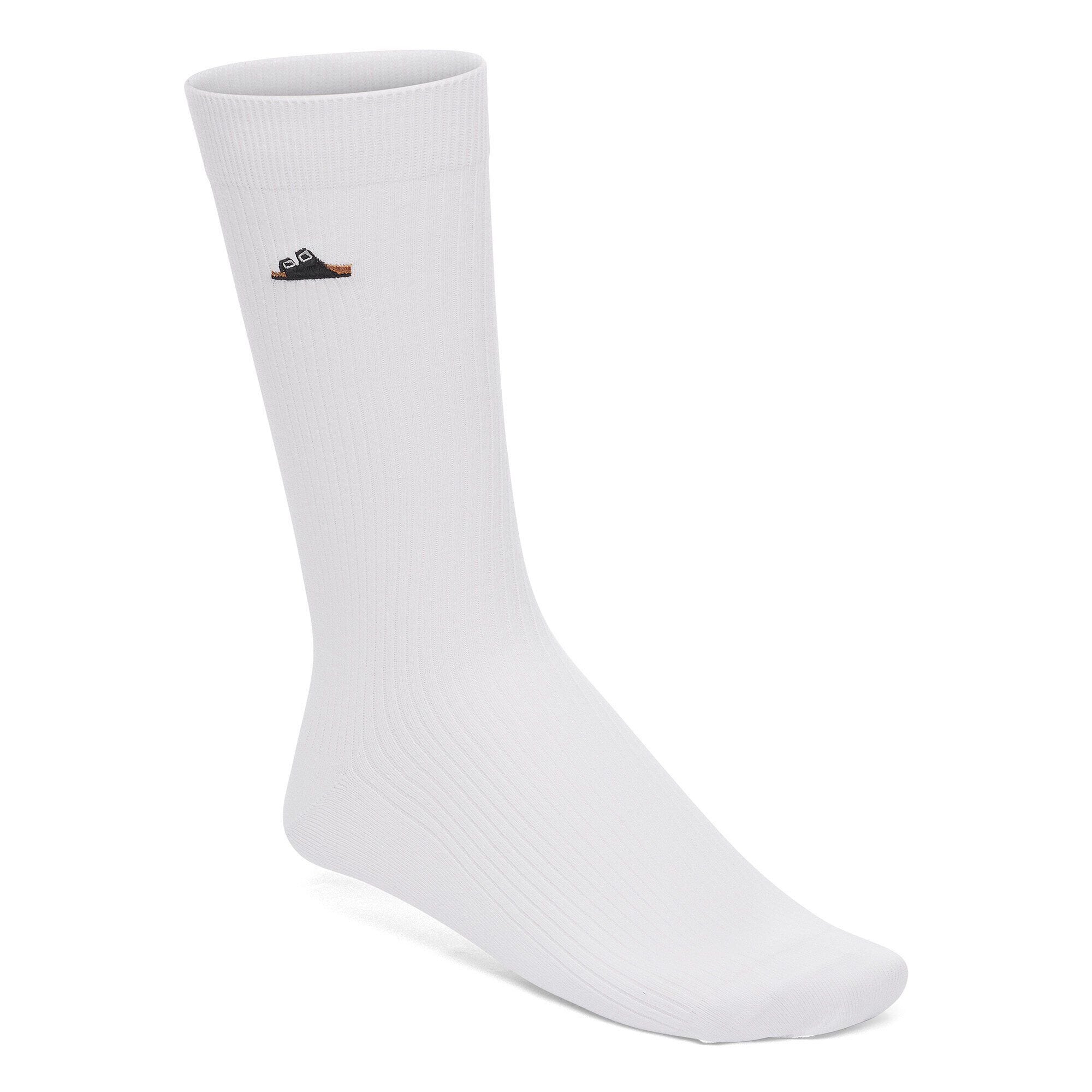 Cotton Ribbed Socks Coton-Polyamide-&Eacute;lasthanne