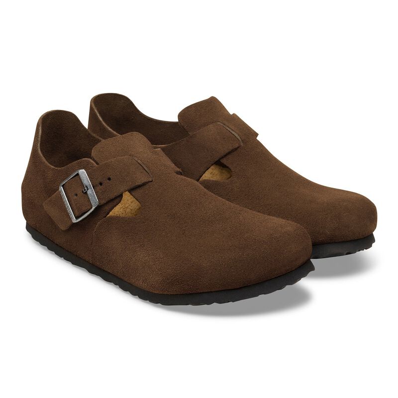 BIRKENSTOCK London Suede Leather Carafe Walk Edit detail