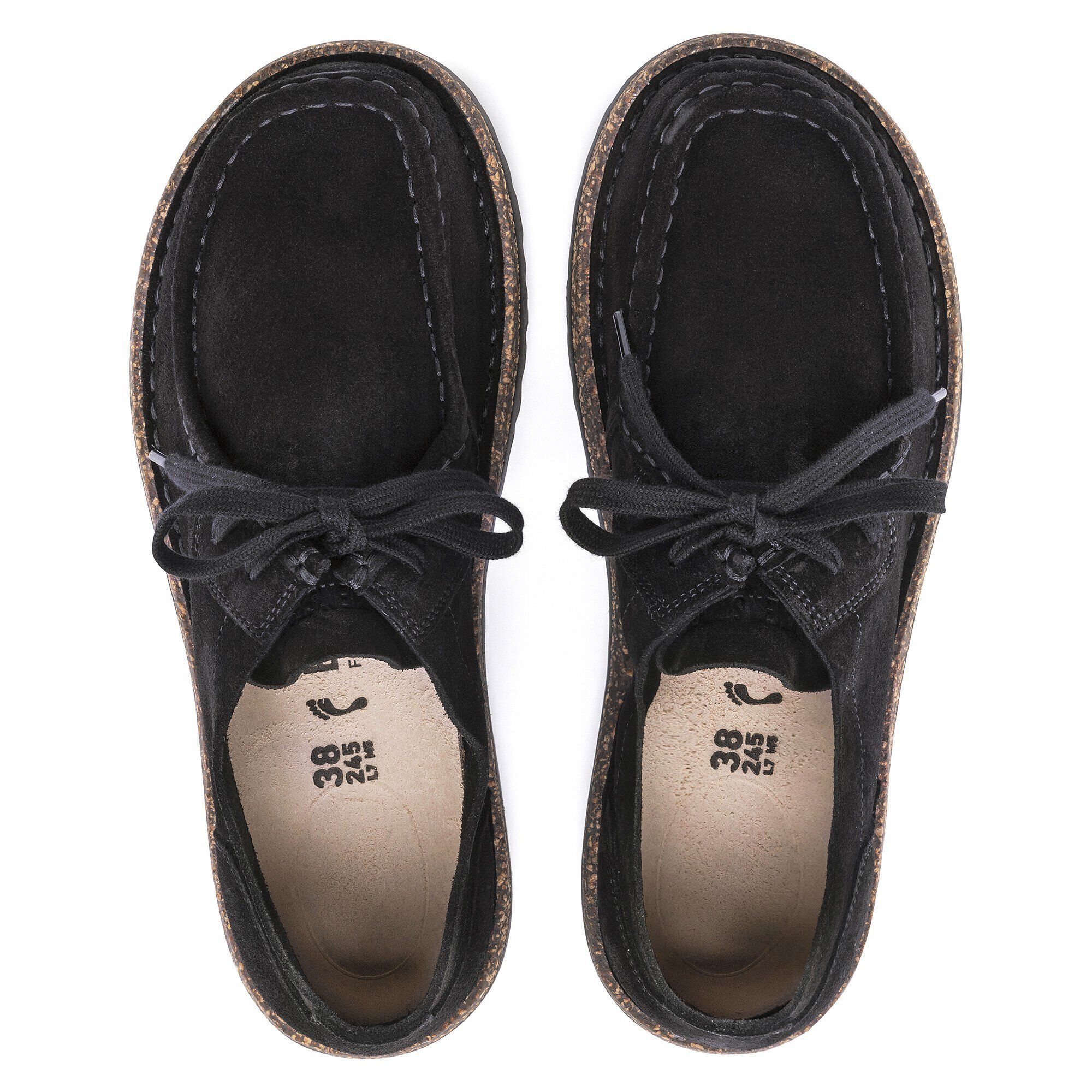 Pasadena III Suede Leather in Color Black | BIRKENSTOCK US
