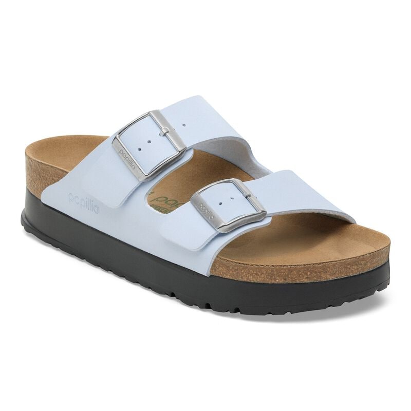 BIRKENSTOCK Arizona Flex Platform Birko-Flor White Trail Easy detail