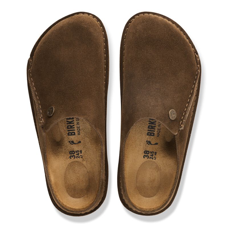 BIRKENSTOCK Zermatt Premium Suede Leather Carafe Soft Sole detail