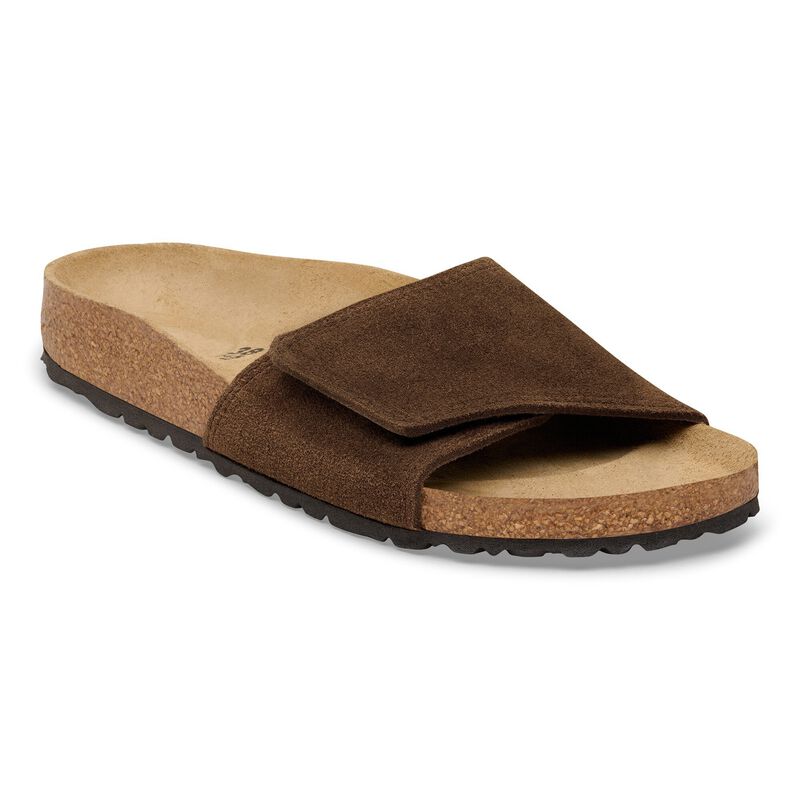 BIRKENSTOCK Sylt Suede Leather Oyster City Comfort detail