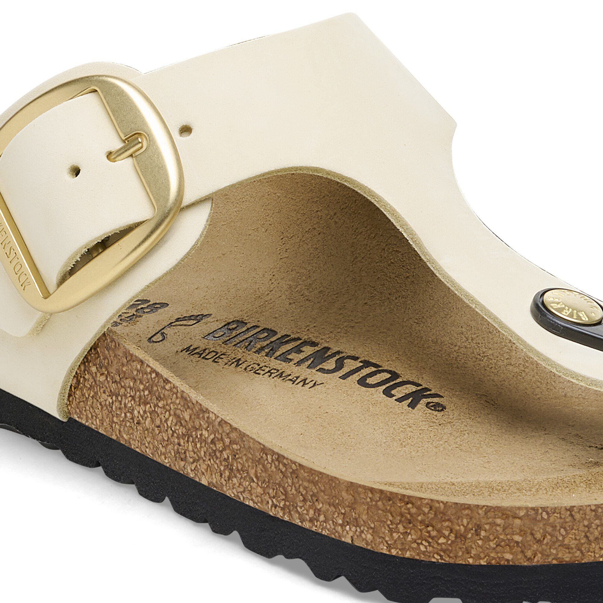 Gizeh Big Buckle Nubuck Leather