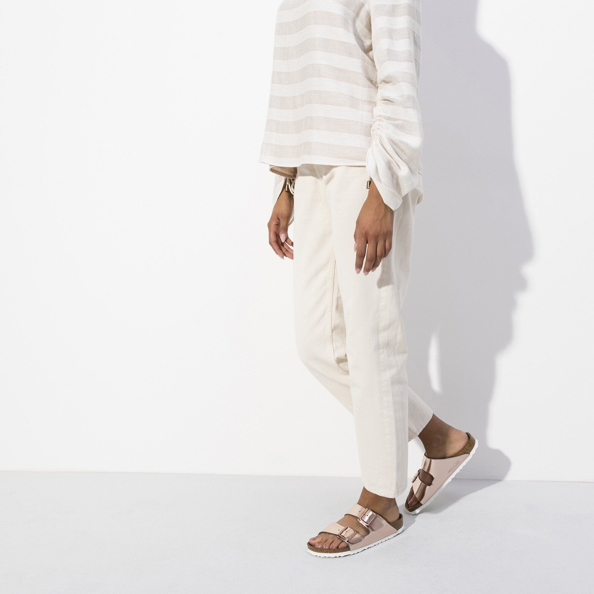 Arizona Soft Footbed Leather with a female model