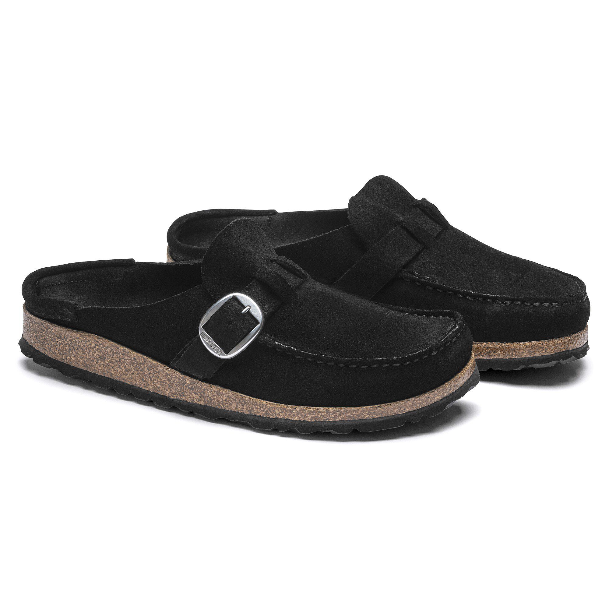 【最終お値下げ】BIRKENSTOCK BUCKLEY BLACK 36 Buckley Suede Leather in Color Black | BIRKENSTOCK US