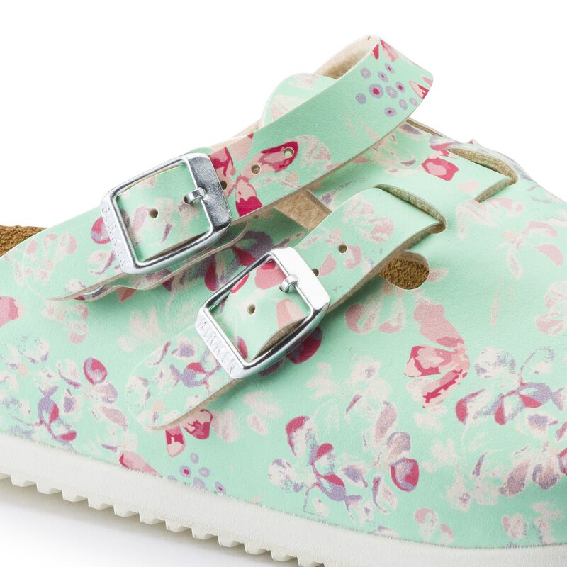 BIRKENSTOCK Kay SL Birko-Flor Flower Field Mint Daily Comfort detail