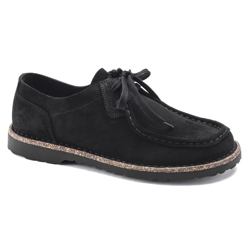 BIRKENSTOCK Pasadena III Suede Leather Black Walk Edit detail