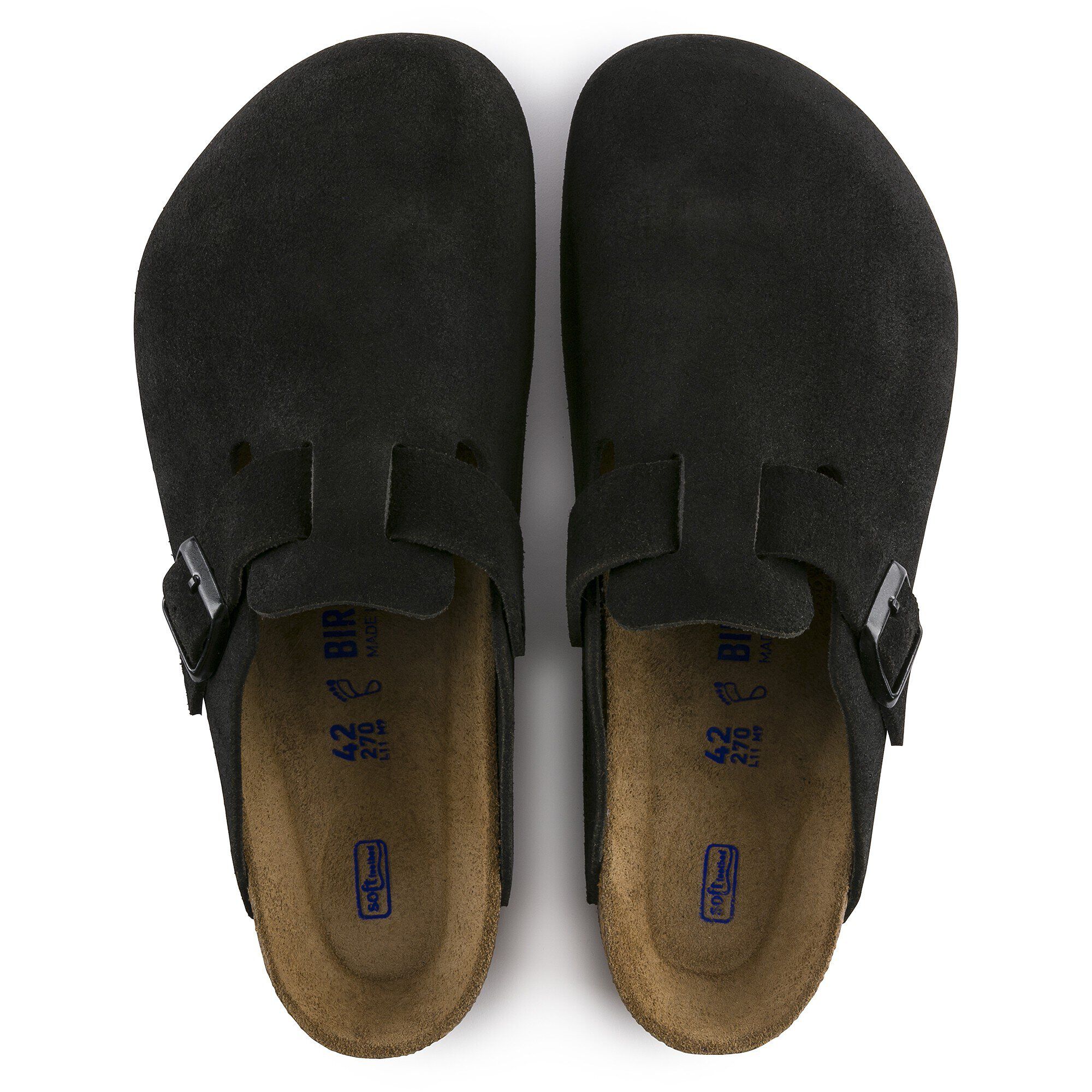 Boston Soft Footbed Suede Leather - a top view