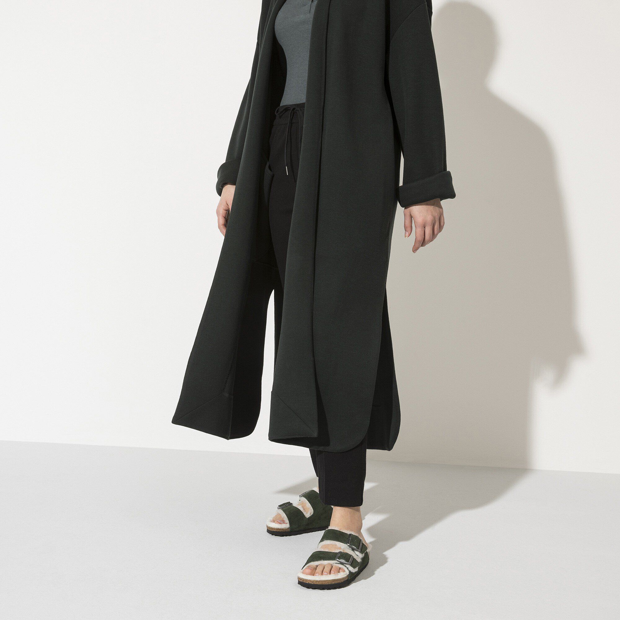 Arizona Shearling Suede Leather