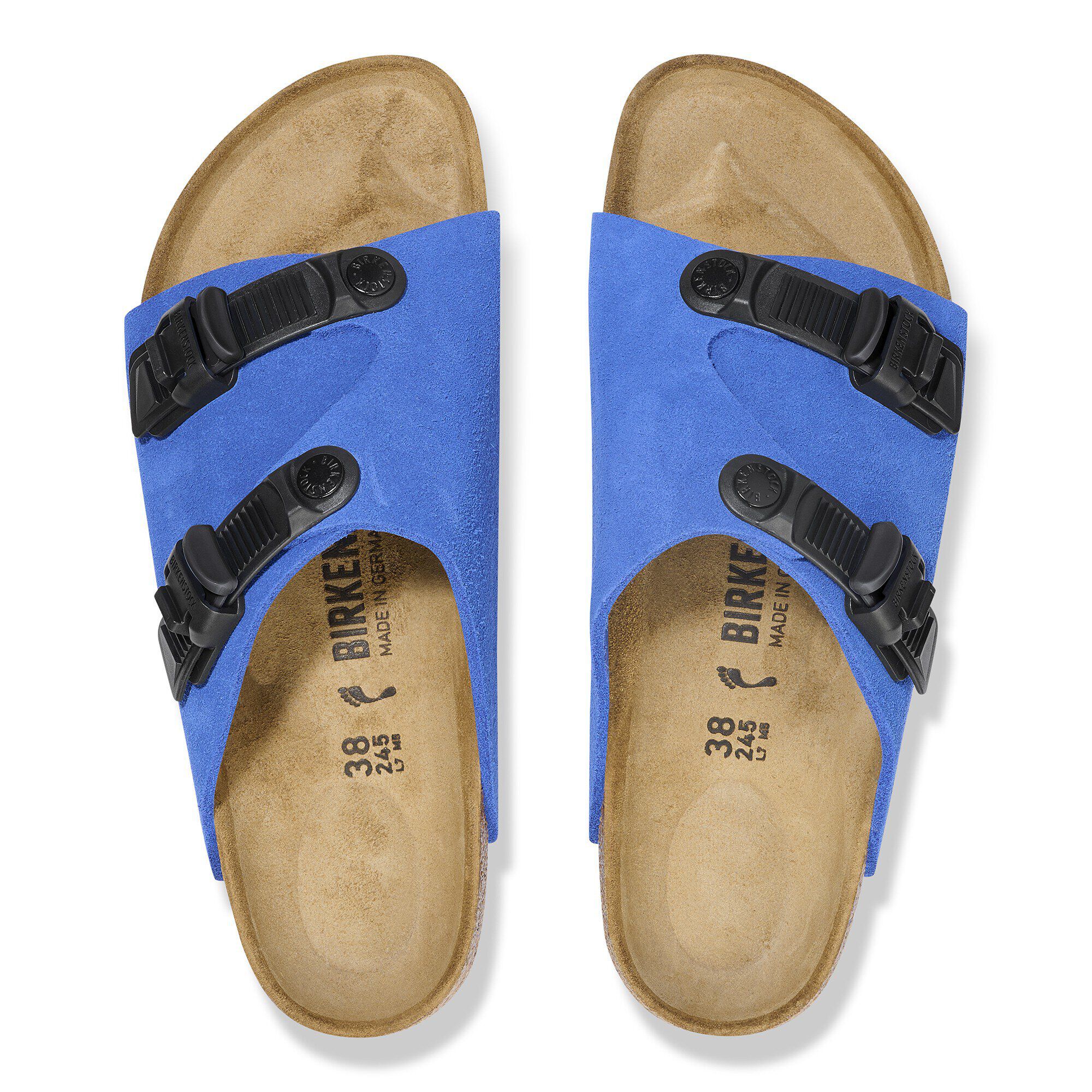 Zürich Tech Suede Leather in Color Ultra Blue | BIRKENSTOCK US