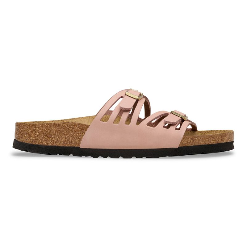BIRKENSTOCK Granada Nubuck Leather Soft Pink Classic Fit detail