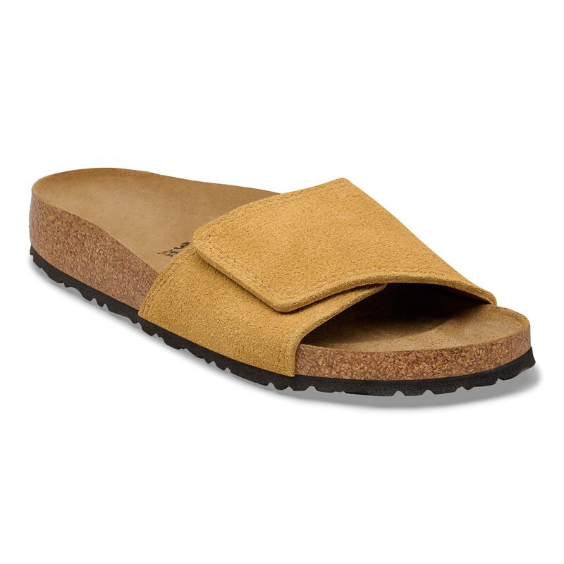 BIRKENSTOCK Sylt Suede Leather Oyster City Comfort detail