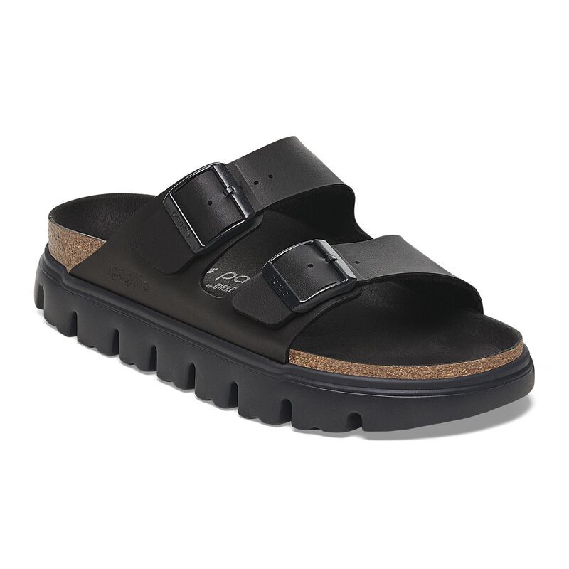 BIRKENSTOCK Arizona Chunky Birko-Flor Black/Black Trail Easy detail