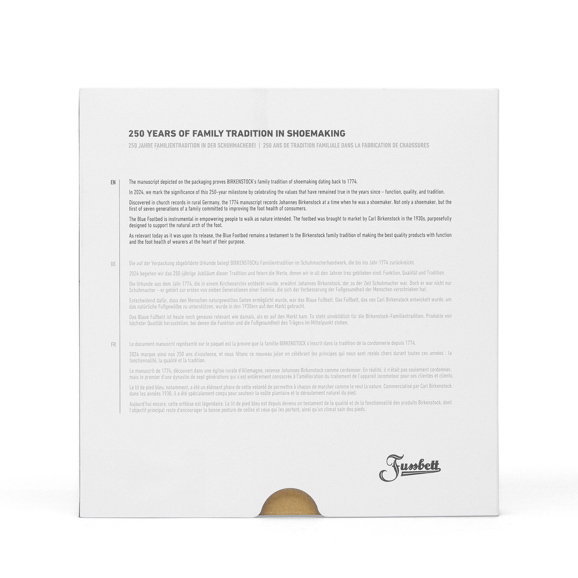 250 Anniversary Edition Blue Footbed 