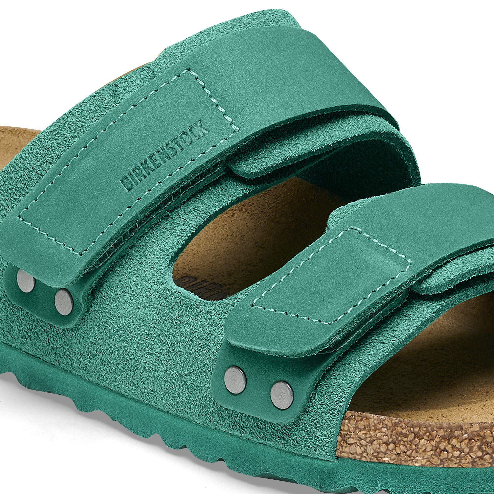 Uji Nubuck-Suede Leather in Color Digital Green | BIRKENSTOCK US