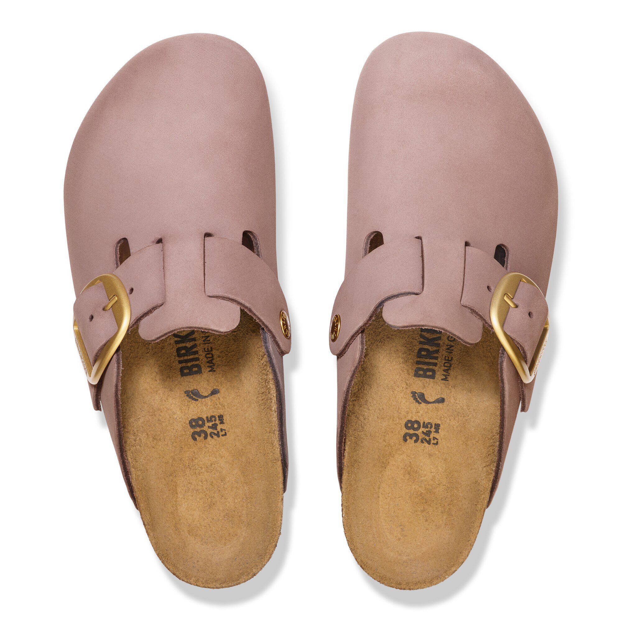 Boston Big Buckle Cuir nubuck